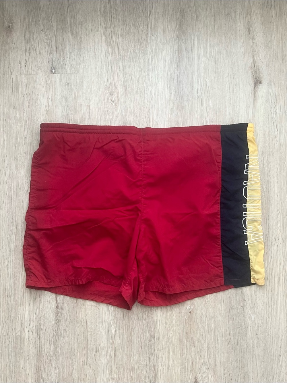 Vintage Nautica Swim Trunks Mens XL Color Block Beach Board Shorts